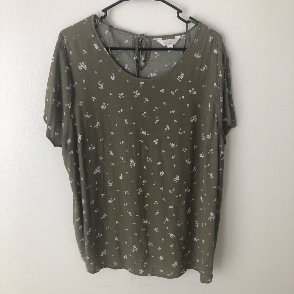 Green floral dress shirt!